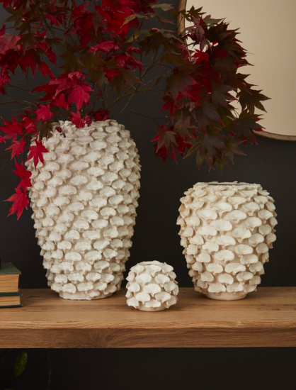 Birch tree pots and vases